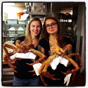 Chanel-and-Gabby-king-crabs